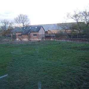 View off the monorail towards Cafe Bembe and Rhino House 3