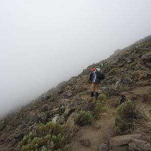 Hiking in the clouds