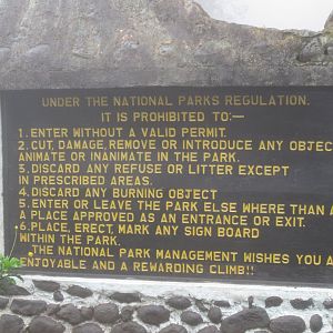 National Park rules