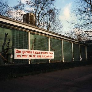 The Lion House Outdoor cages