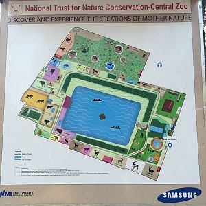 Central Zoo (Kathmandu Zoo) Map
