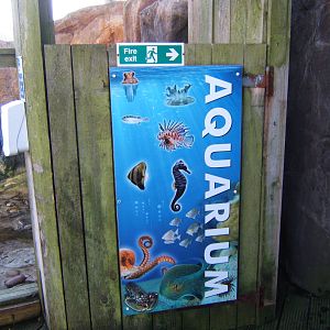Aquarium sign