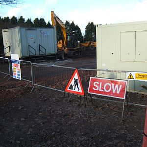 Site office for the new Giraffe House