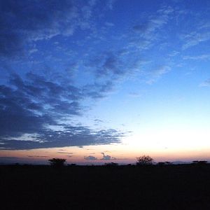 Sunset on the Oryx Plain - Awash NP, 12/10/14