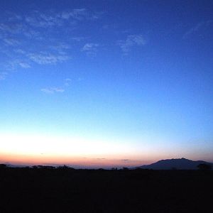 Sunset on the Oryx Plain - Awash NP, 12/10/14