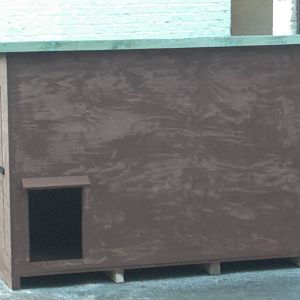 New shelter for aviary at bottom of zoo, 13th December 2014