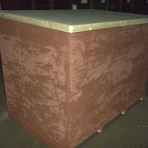 New shelter for aviary at bottom of zoo, 13th December 2014