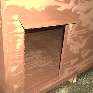 New shelter for aviary at bottom of zoo, 13th December 2014