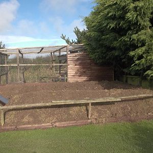 Further work on new pond (to have underwater viewing), 16th October 2014