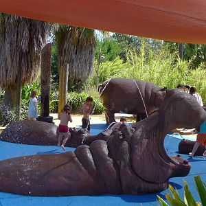 Hippo Beach water play area