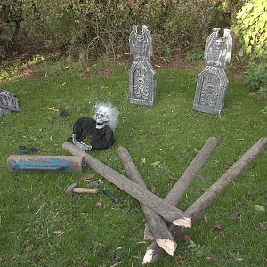 Halloween decorations, 23rd October 2014