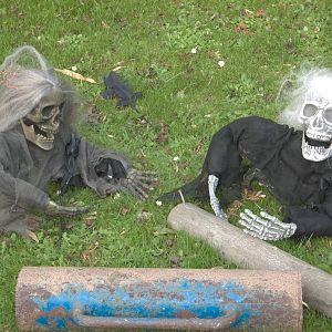 Halloween decorations, 23rd October 2014