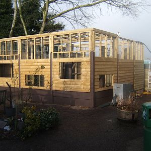 Latest view of the new Raccoon enclosure