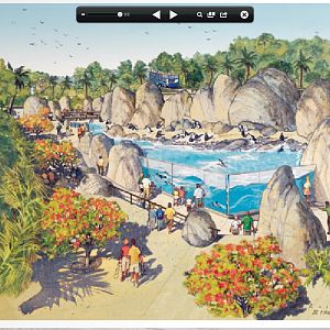 Penguin Beach Concept Drawing