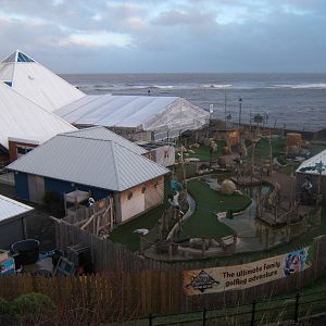 View of site from above
