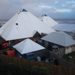View of site from above