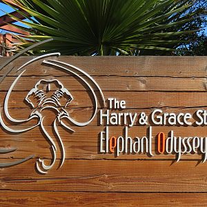 Elephant Odyssey - Fossil Portal Entrance Sign