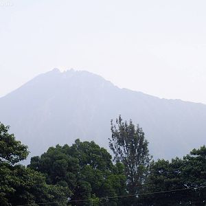 View of Mount Meru between Arusha and Tarangire NP