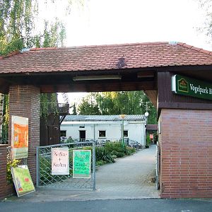 Entrance at Vogelpark Biebesheim, 05/09/2010