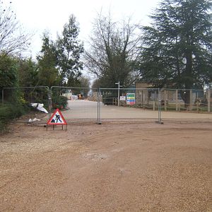 View of the paths being done properly for the first time!