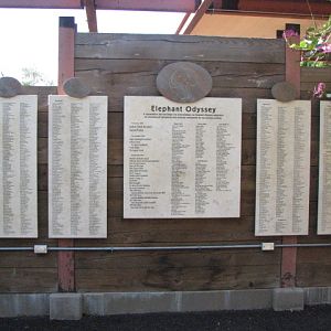 Elephant Oddysey Donors