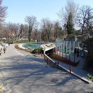 Sea lion and Kamchatka bear enclosures