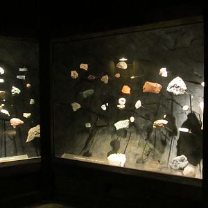 Burgers' Desert - Mineral display