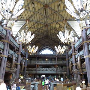 Jambo Lodge lobby, March 2015