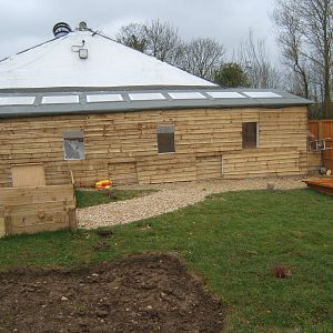 New Sulcatta House and enclosure