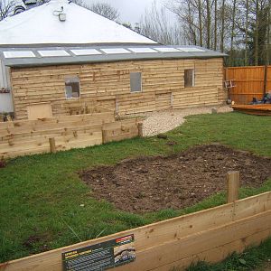 New Sulcatta House and enclosure