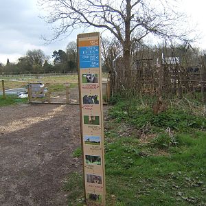 View of direction signage