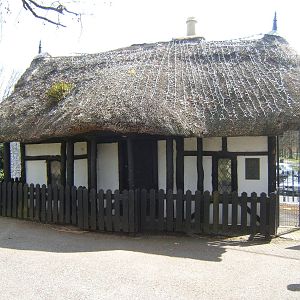Original members entrance from inside the zoo