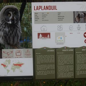 Olmense Zoo animal sign, new style (April 19th, 2015)