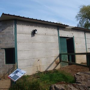 Wood bison stable (April 19th, 2015)