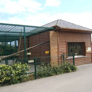View of Puma house and enclosure