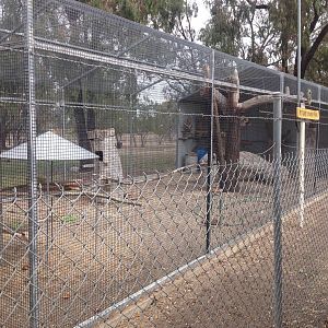 View including aviary