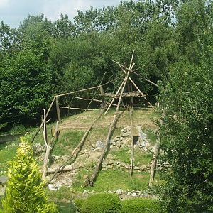 Gibbon island from the Casa Panthera attic (July 4th, 2009)