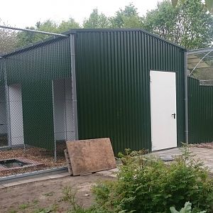 New aviaries under construction