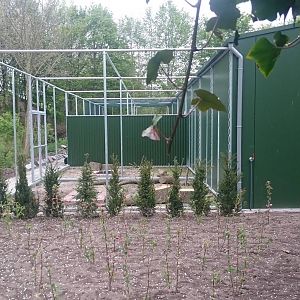 New aviaries under construction