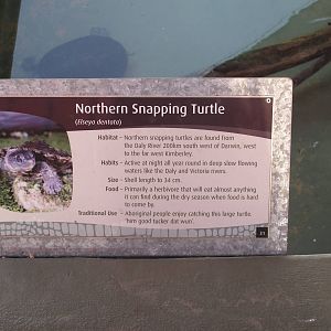 Signage Example - Crocosaurus Cove
