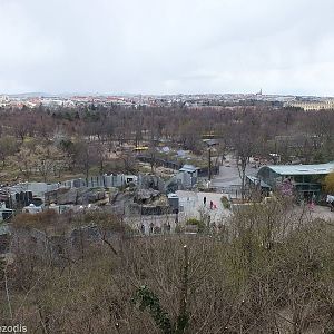 View over Large Areas of the Zoo and Vienna Beyond