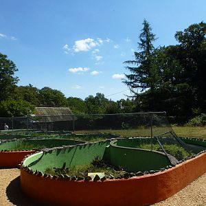 Second row of enclosures