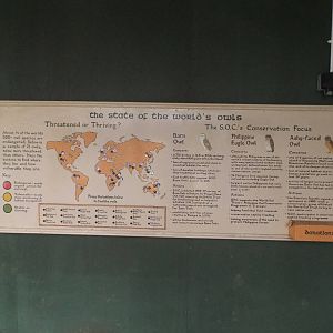 Conservation Signage at Scottish Owl Centre - May 6th 2015