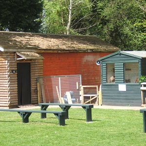 View of work on the new Meerkat enclosure