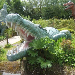 View of the Dinosaur Area