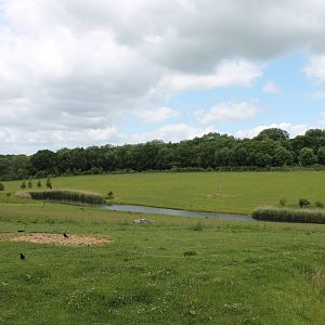 Empty African valley