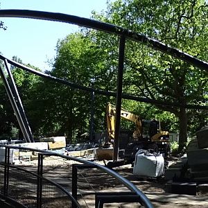 Construction of the new Jaguar enclosure