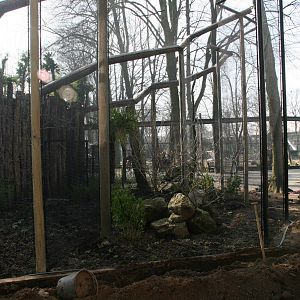 left side of the new Toucan aviary