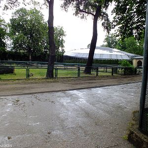 View of the Zoo and Cold-Blooded Animal Pavilion