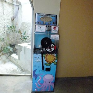 Coin Pressing Machine in the Cold Blooded Animals Pavilion